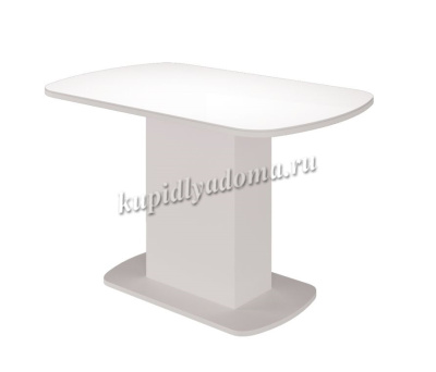 Стол обеденный Соренто (Белый глянец/Белый)