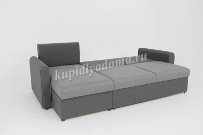 Угловой диван-кровать Амур ДУ комплектация 3 (Антонио санд/Антонио грей) 2 кат