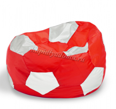 Кресло-мешок Мяч XXL (Красый/Белый)